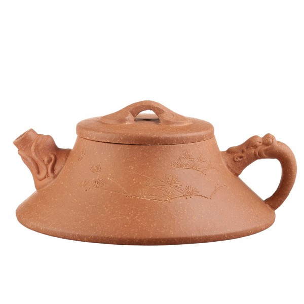 Чайник из песочной глины формы ши пяо, Слушающий Ветер, 120 мл, ITT-275