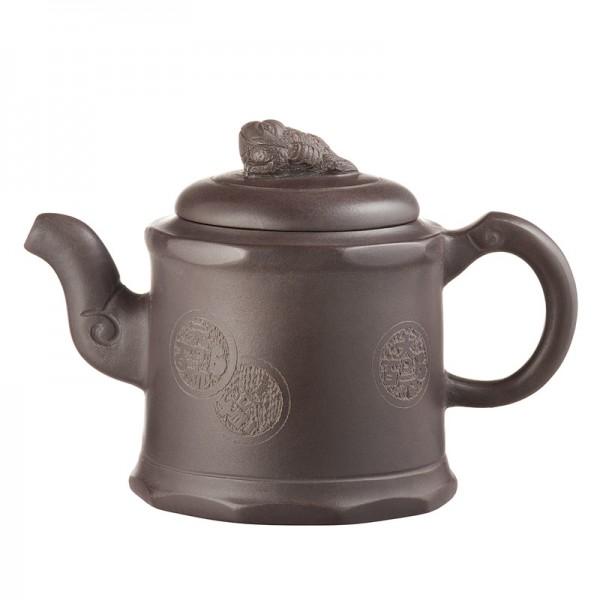 Чайник из пурпурной глины Горшок для Монет, авт.Линь Яньцинь, 200мл, ITT-292